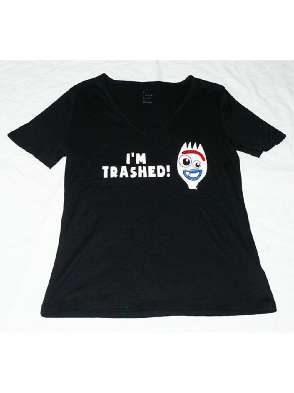 Disney Toy Story Forky I'm Trashed T-shirt, sz S, GUC, Great for Epcot World